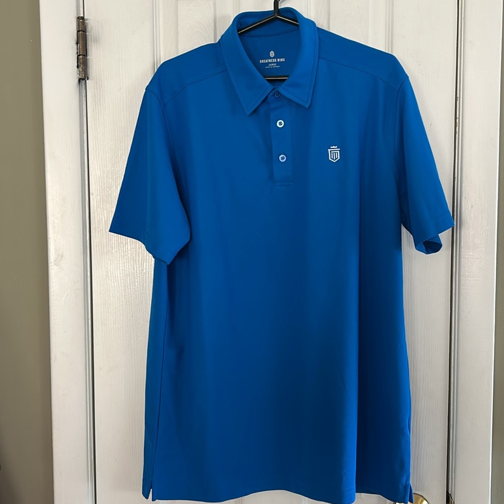 GREATNESS WINS POLO T-SHIRT SIZE L